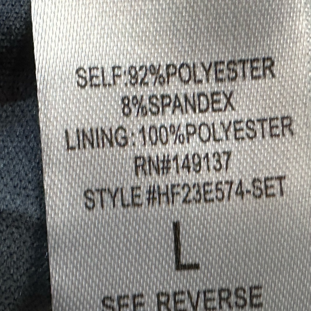 NWT SIZE L HYFVE Ribbed Blue Skirt Set - Picture 13 of 13